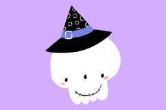 Cute Halloween Clipart, Kawaii Ghost, Pumpkin Product Image 5