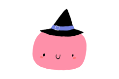 Cute Halloween Clipart, Kawaii Ghost, Pumpkin Product Image 3