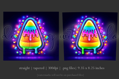 Halloween Tumbler Wrap, Rainbow Candy Corn Tumbler Wrap, t5 Product Image 3