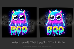 Halloween Tumbler Wrap, Colorful Boo Ghost Tumbler Wrap, t1 Product Image 3