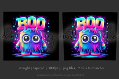 Halloween Tumbler Wrap, Colorful Boo Ghost Tumbler Wrap, t3 Product Image 3