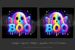 Halloween Tumbler Wrap, Halloween Colorful Ghost Tumbler, t6 Product Image 3