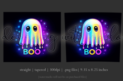 Halloween Tumbler Wrap, Halloween Colorful Ghost Tumbler, t7 Product Image 3