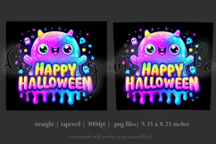 Halloween Tumbler Wrap, Colorful Ghost Tumbler Wrap, t8b Product Image 3