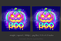 Halloween Tumbler Wrap, Colorful Pumpkin Tumbler Wrap, t12 Product Image 3