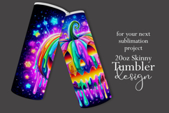 Halloween Tumbler Wrap, Colorful Pumpkin Tumbler Wrap, t13 Product Image 2