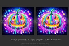 Halloween Tumbler Wrap, Colorful Pumpkin Tumbler Wrap, t13 Product Image 3