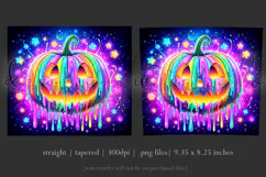 Halloween Tumbler Wrap, Colorful Pumpkin Tumbler Wrap, t13 Product Image 3