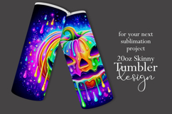 Halloween Tumbler Wrap, Colorful Pumpkin Tumbler Wrap, t15 Product Image 2