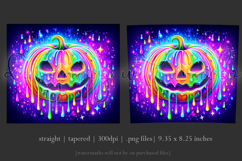 Halloween Tumbler Wrap, Colorful Pumpkin Tumbler Wrap, t15 Product Image 3