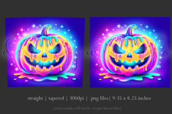 Halloween Tumbler Wrap, Colorful Pumpkin Tumbler Wrap, t17 Product Image 3