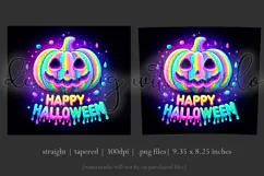 Halloween Tumbler Wrap, Colorful Pumpkin Tumbler Wrap, t3 Product Image 3