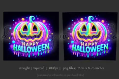 Halloween Tumbler Wrap, Colorful Pumpkin Tumbler Wrap, t7 Product Image 3