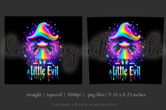 Halloween Tumbler Wrap, A Little Evil Witch Tumbler, t100 Product Image 3