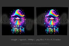 Halloween Tumbler Wrap, A Little Evil Witch Tumbler, t100 Product Image 3