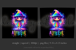 Halloween Tumbler Wrap, A Little Evil Witch Tumbler, t103 Product Image 3