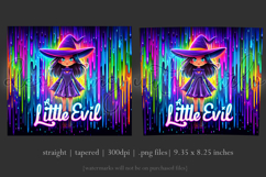 Halloween Tumbler Wrap, A Little Evil Witch Tumbler, t104 Product Image 3