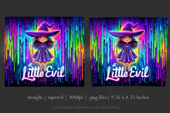 Halloween Tumbler Wrap, A Little Evil Witch Tumbler, t104 Product Image 3