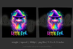 Halloween Tumbler Wrap, A Little Evil Witch Tumbler, t105 Product Image 3