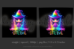 Halloween Tumbler Wrap, A Little Evil Witch Tumbler, t106 Product Image 3