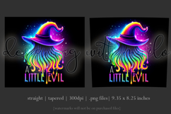 Halloween Tumbler Wrap, A Little Evil Witch Tumbler, t111 Product Image 3