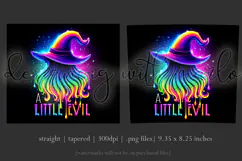 Halloween Tumbler Wrap, A Little Evil Witch Tumbler, t111 Product Image 3