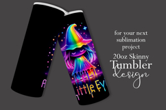 Halloween Tumbler Wrap, A Little Evil Witch Tumbler, t113 Product Image 2