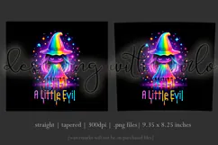 Halloween Tumbler Wrap, A Little Evil Witch Tumbler, t113 Product Image 3