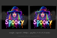 Halloween Tumbler Wrap, Spooky Halloween Witch Tumbler, t118 Product Image 3