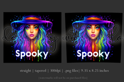 Halloween Tumbler Wrap, Spooky Halloween Witch Tumbler, t119 Product Image 3