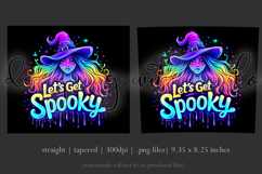 Halloween Tumbler Wrap, Let's Get Spooky Witch Tumbler, t120 Product Image 3