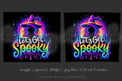 Halloween Tumbler Wrap, Let's Get Spooky Witch Tumbler, t124 Product Image 3