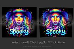 Halloween Tumbler Wrap, Let's Get Spooky Witch Tumbler, t125 Product Image 3