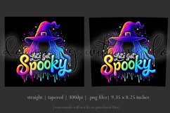 Halloween Tumbler Wrap, Let's Get Spooky Witch Tumbler, t129 Product Image 3