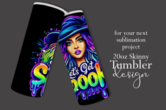 Halloween Tumbler Wrap, Let&#039;s Get Spooky Witch Tumbler, t131 Product Image 2