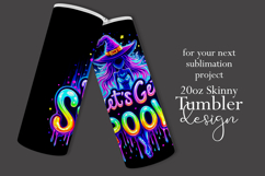 Halloween Tumbler Wrap, Let&#039;s Get Spooky Witch Tumbler, t132 Product Image 2