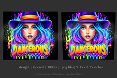 Halloween Tumbler Wrap, Dangerous Halloween Witch Wrap, t139 Product Image 3