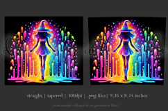 Halloween Tumbler Wrap, Colorful Witch Tumbler Wrap, t14 Product Image 3