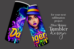 Halloween Tumbler Wrap, Dangerous Halloween Witch Wrap, t143 Product Image 2