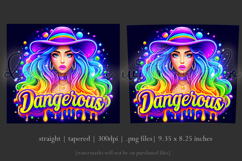 Halloween Tumbler Wrap, Dangerous Halloween Witch Wrap, t148 Product Image 3