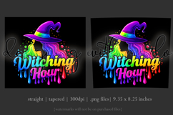 Halloween Tumbler Wrap, Colorful Witch Tumbler Wrap, t15 Product Image 3