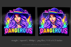 Halloween Tumbler Wrap, Dangerous Halloween Witch Wrap, t152 Product Image 3