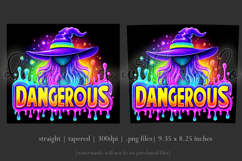 Halloween Tumbler Wrap, Dangerous Halloween Witch Wrap, t156 Product Image 3