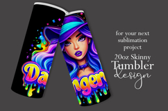 Halloween Tumbler Wrap, Dangerous Halloween Witch Wrap, t160 Product Image 2