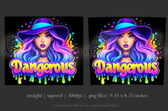 Halloween Tumbler Wrap, Dangerous Halloween Witch Wrap, t160 Product Image 3