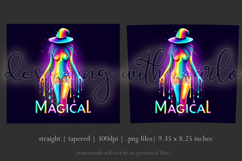 Halloween Tumbler Wrap, Magical Halloween Witch Wrap, t164 Product Image 3