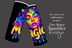 Halloween Tumbler Wrap, Magical Halloween Witch Wrap, t165 Product Image 2