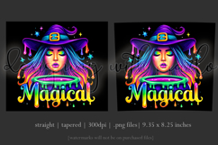 Halloween Tumbler Wrap, Magical Halloween Witch Wrap, t166 Product Image 3