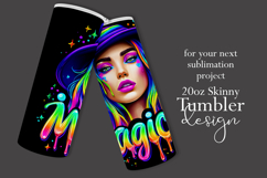 Halloween Tumbler Wrap, Magical Halloween Witch Wrap, t169 Product Image 2