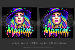 Halloween Tumbler Wrap, Magical Halloween Witch Wrap, t169 Product Image 3